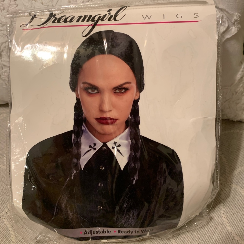 Halloween black wig